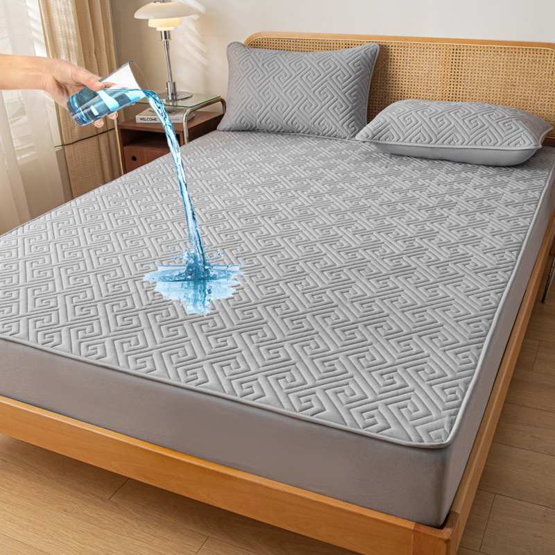 Waterproof Mattress Protector Breathable - 1Pc Waterproof Mattress Cover Lattice Fitted