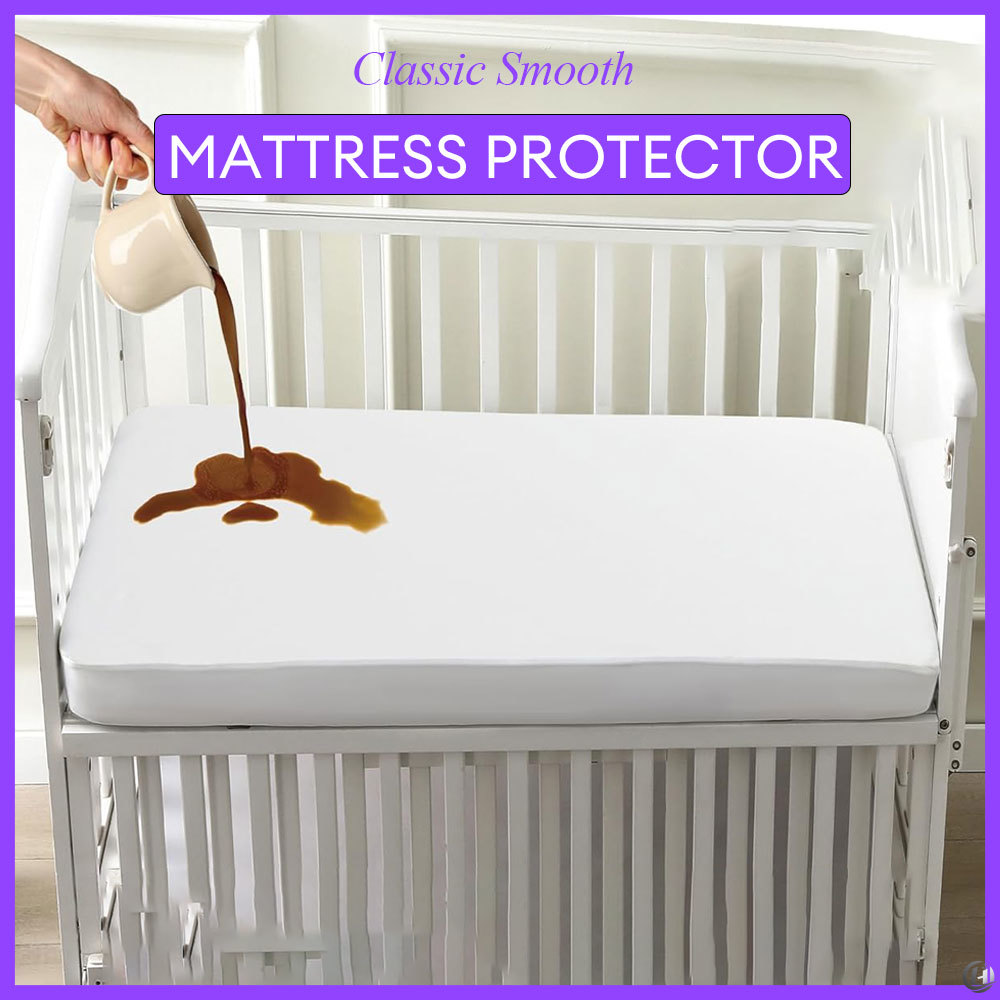 Waterproof Mattress Protector Breathable - 1pc Crib Mattress Protector Smooth Waterproof