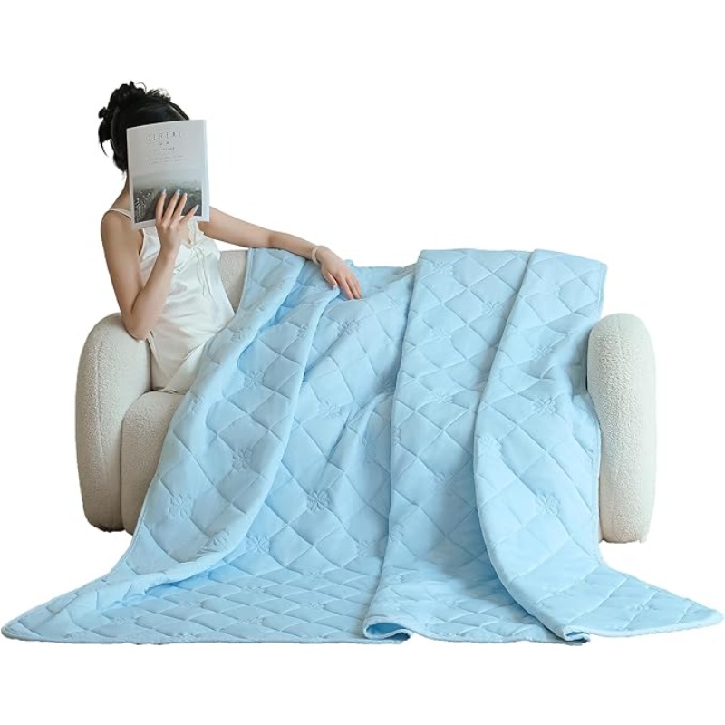 Cooling Blanket Hot Sleepers - SheRest Lightweight & Breathable Summer Throw