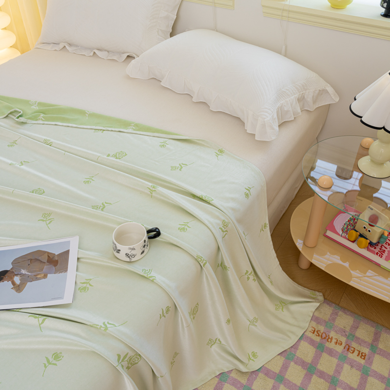 Cooling Blanket Hot Sleepers - 100% Bamboo Cooling Blanket for Hot