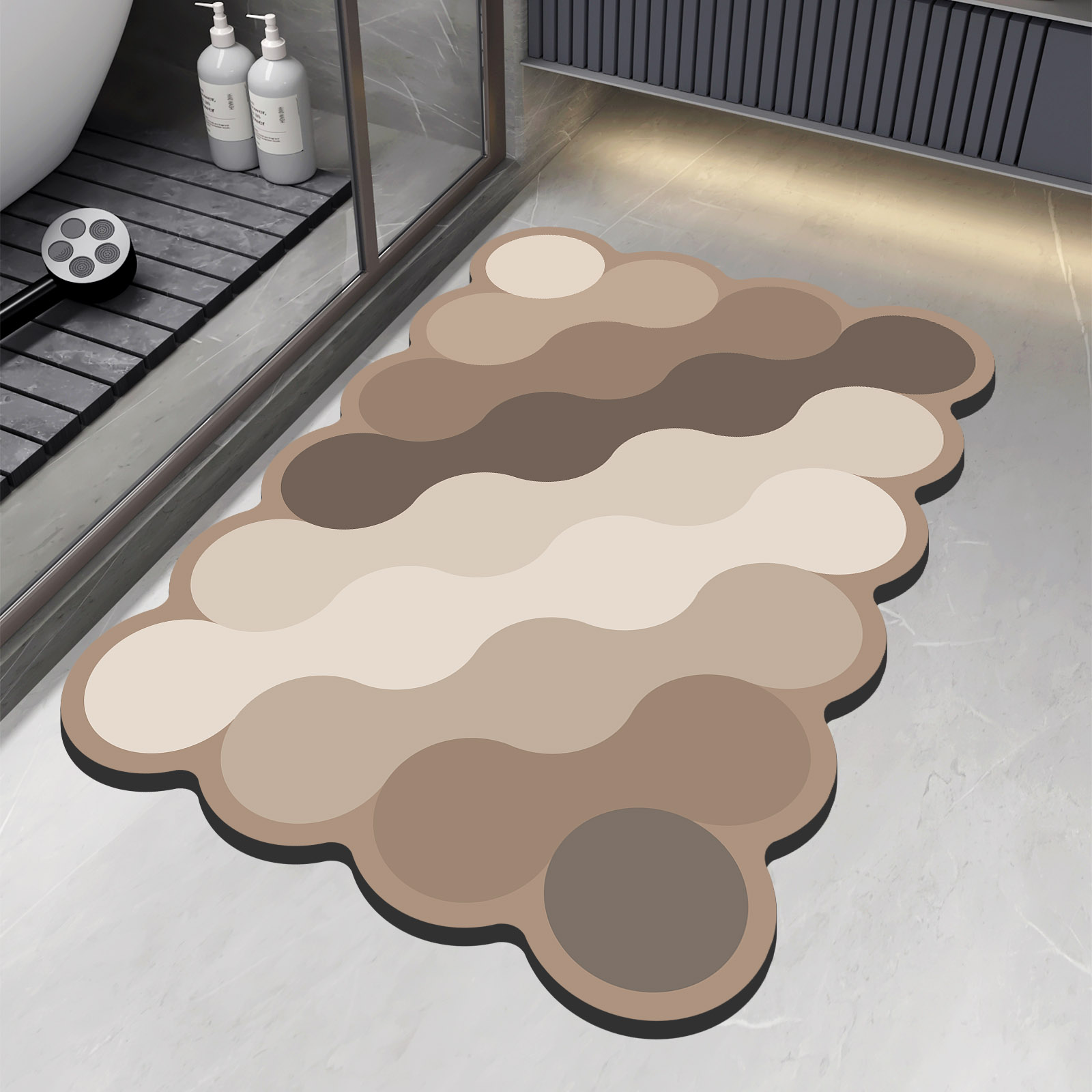 Quick Dry Diatomite Bath Mat - Luxury Diatomite Bathroom Shower Bath Mat