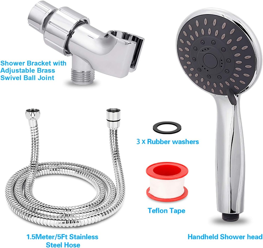 5-Setting High Pressure Handhe - High Pressure Shower Head Handheld ulasan dan harga