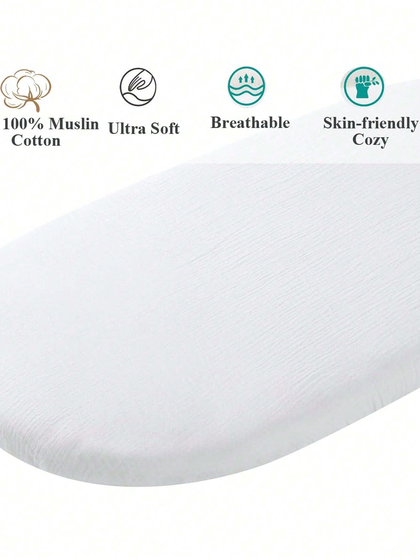 2 Pack Muslin Changing Pad Cov - Muslin Cotton Bedspread ulasan dan harga