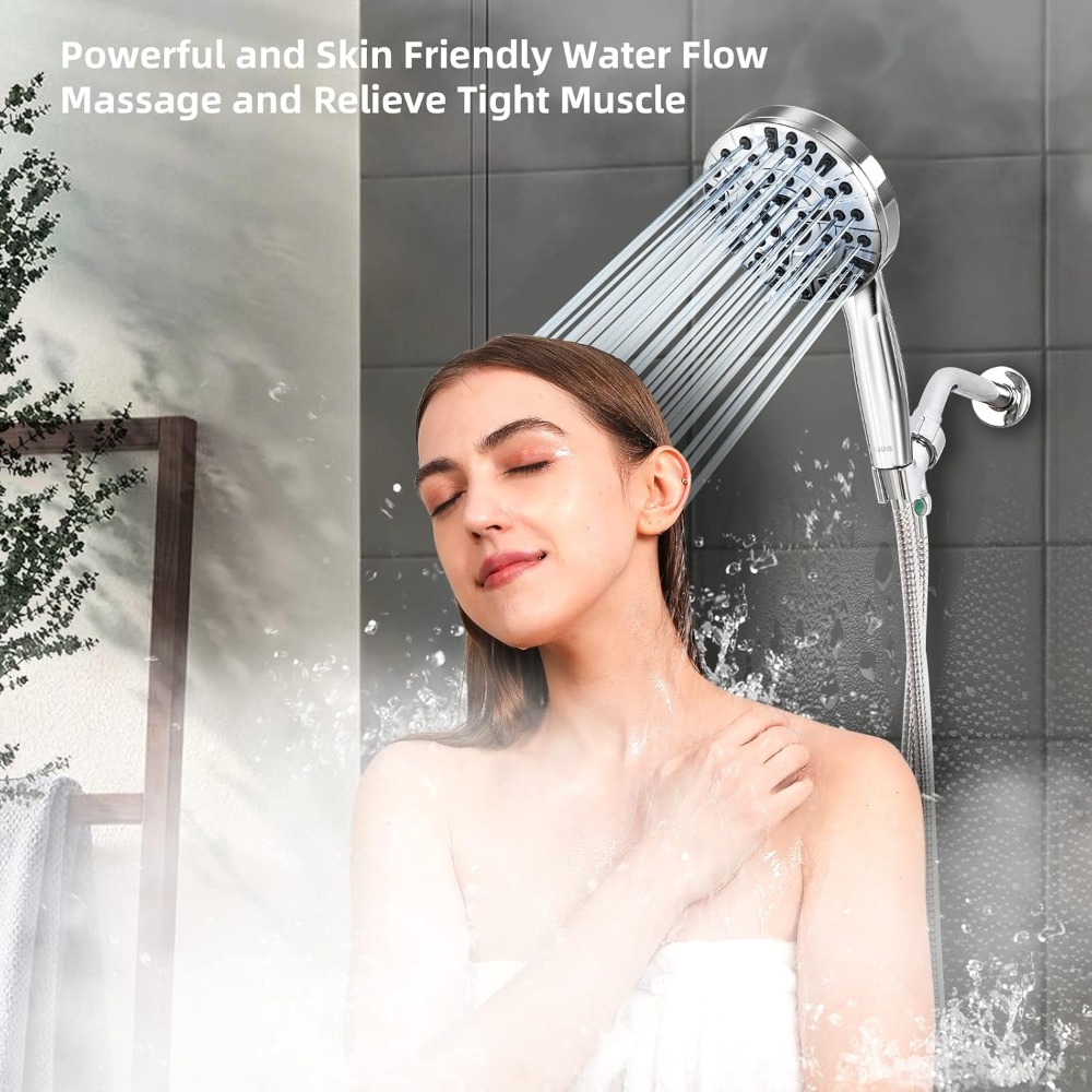 10-Function High Pressure Show - High Pressure Shower Head Handheld ulasan dan harga