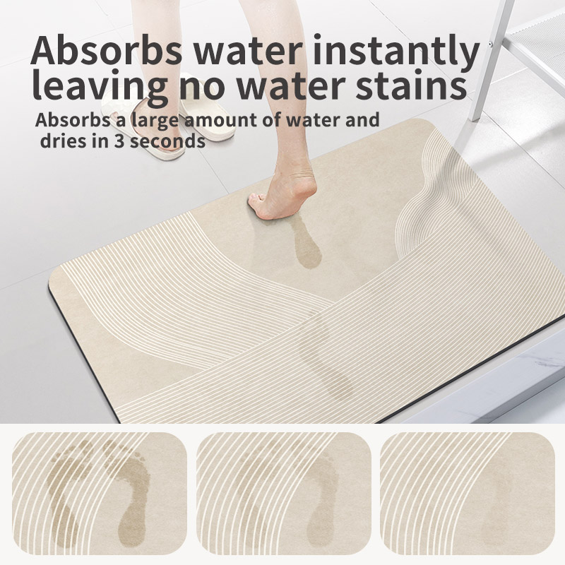 Diatomite Foot Mats Bath Mat B - Quick Dry Diatomite Bath Mat ulasan dan harga