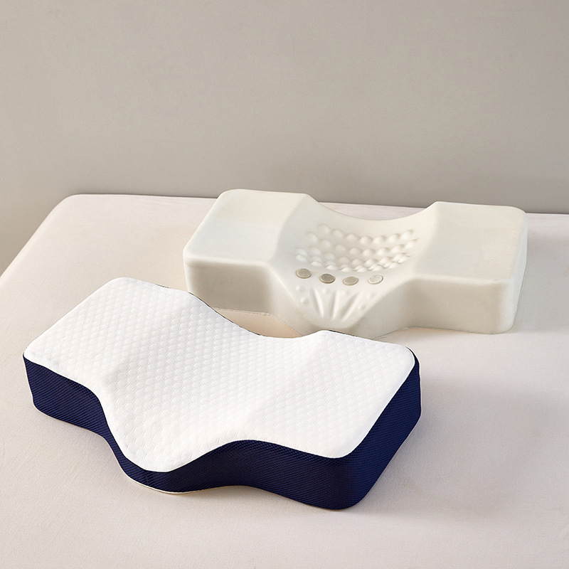 Concave Orthopedic Massage Pil - Memory Foam Orthopedic Pillow Neck Pain ulasan dan harga