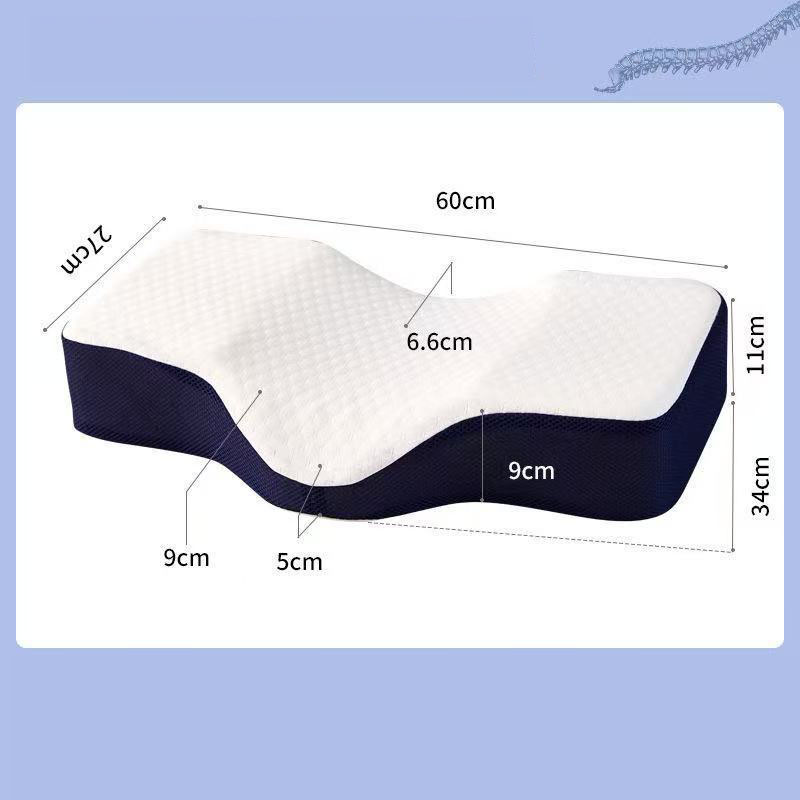 Concave Orthopedic Massage Pil - Memory Foam Orthopedic Pillow Neck Pain ulasan dan harga