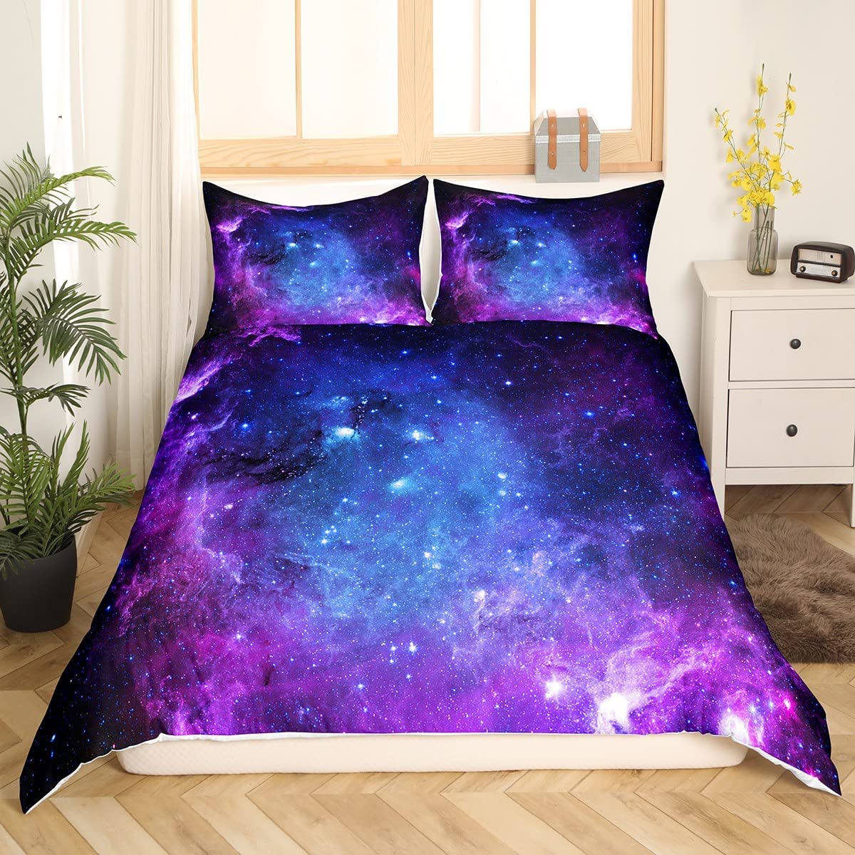 Galaxy Duvet Cover Set for Tee - Duvet Cover Sets With Zipper ulasan dan harga