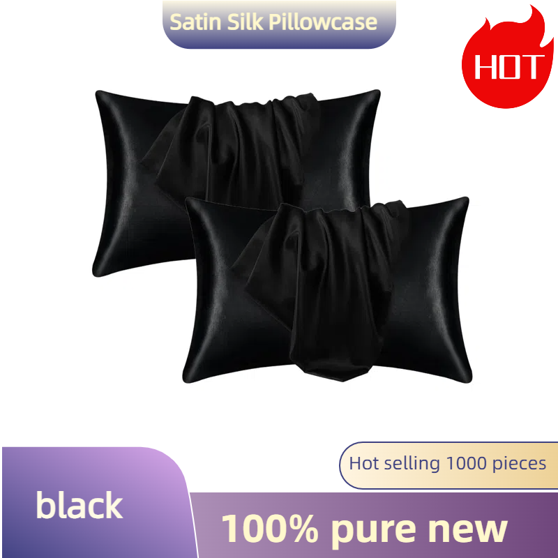 1/2pcs Satin Silk Pillowcase f - Satin Silk Pillowcase Hair Skin ulasan dan harga