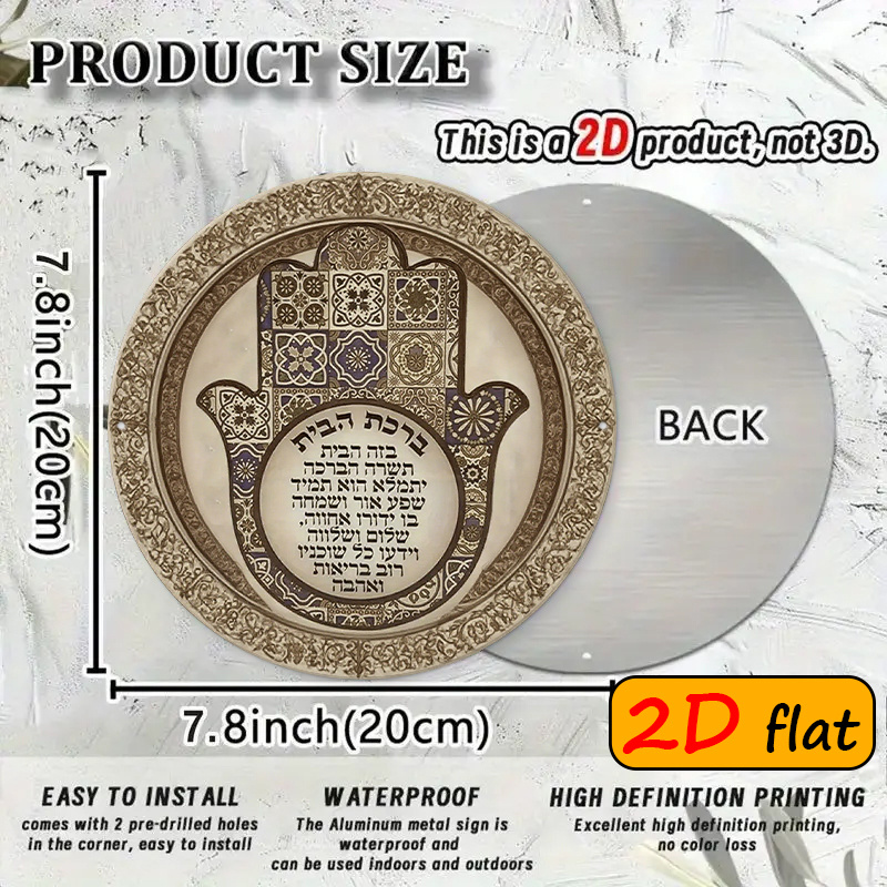 CIFBUY Exotic Hamsa Hand Alumi - Home Decor ulasan dan harga