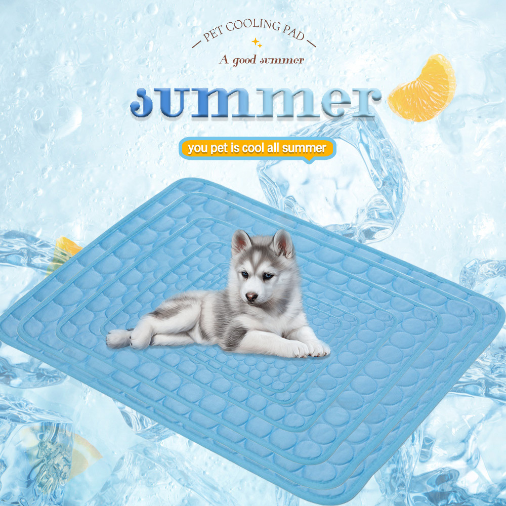Pet Ice Mat Summer Cooling Mat - Cooling Blanket Hot Sleepers ulasan dan harga