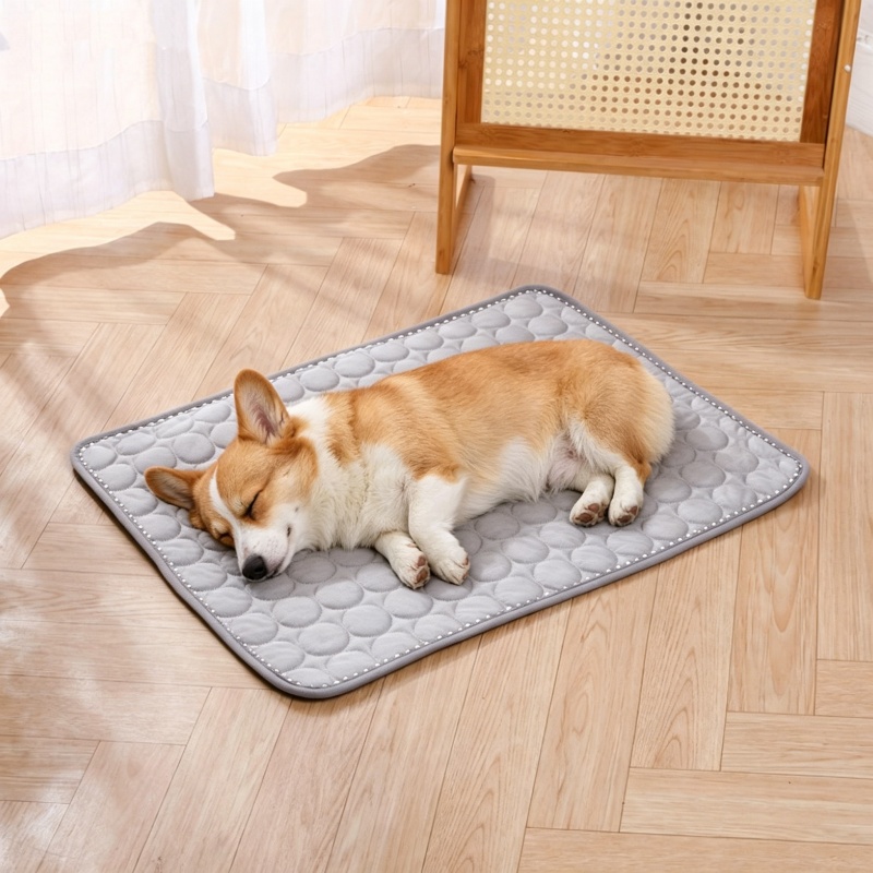 Pet Ice Mat Summer Cooling Mat - Cooling Blanket Hot Sleepers ulasan dan harga