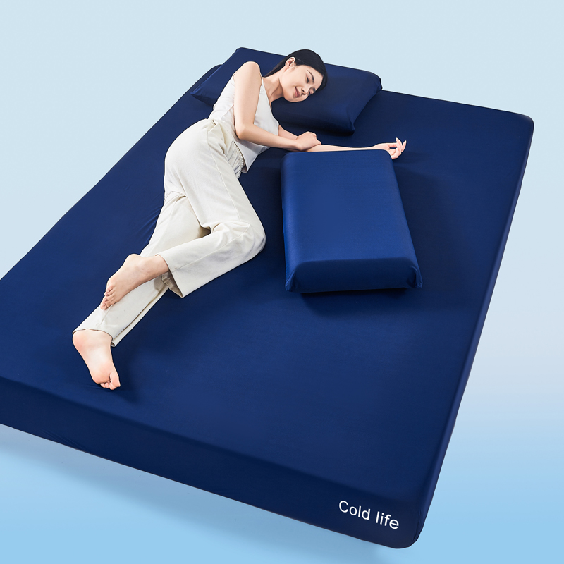 Cooling Bed Fitted Sheet Ice‑C - Fitted Bed Sheets Deep Pocket ulasan dan harga