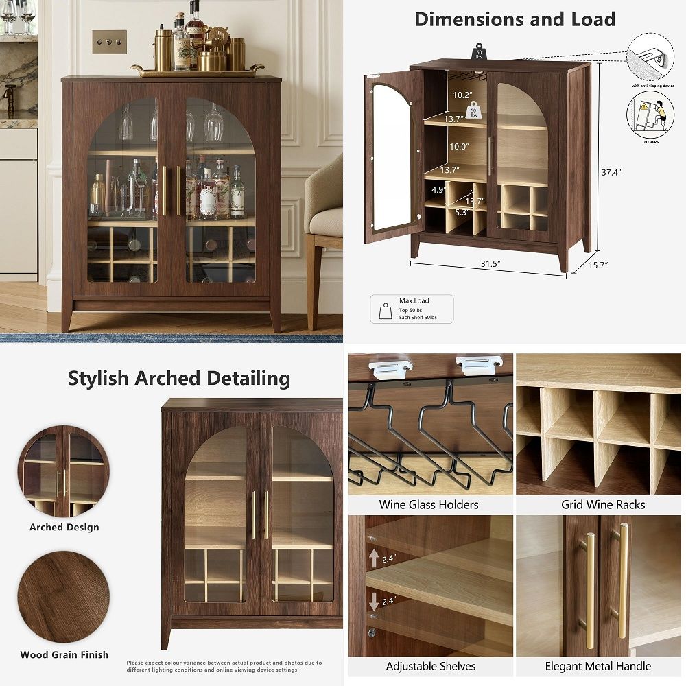 Tall Storage Cabinet Fluted Pa - Storage & Organization ulasan dan harga