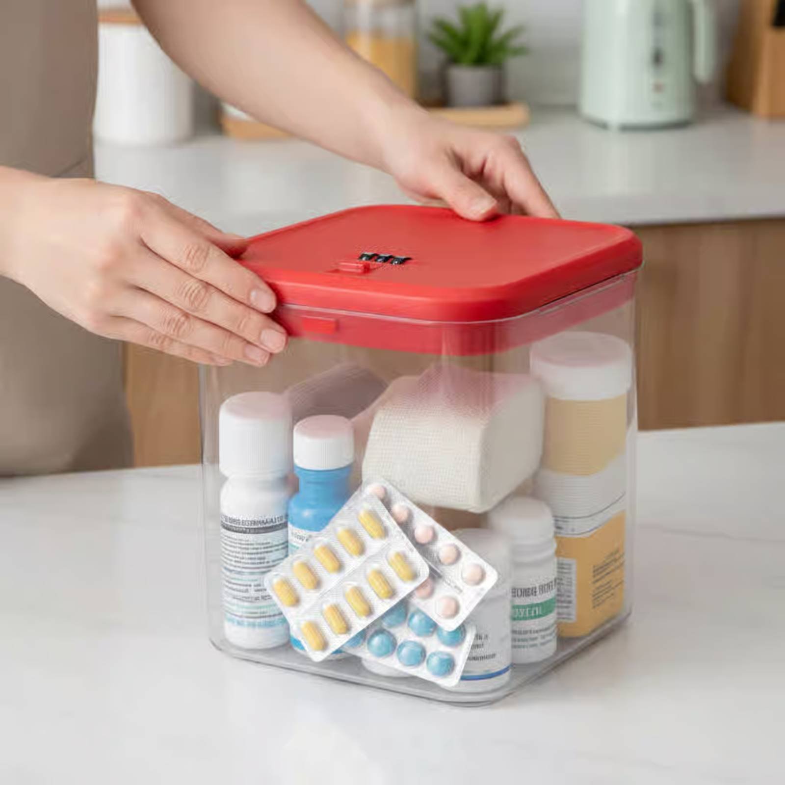 Clear Lockable Box Versatile L - Kitchen ulasan dan harga