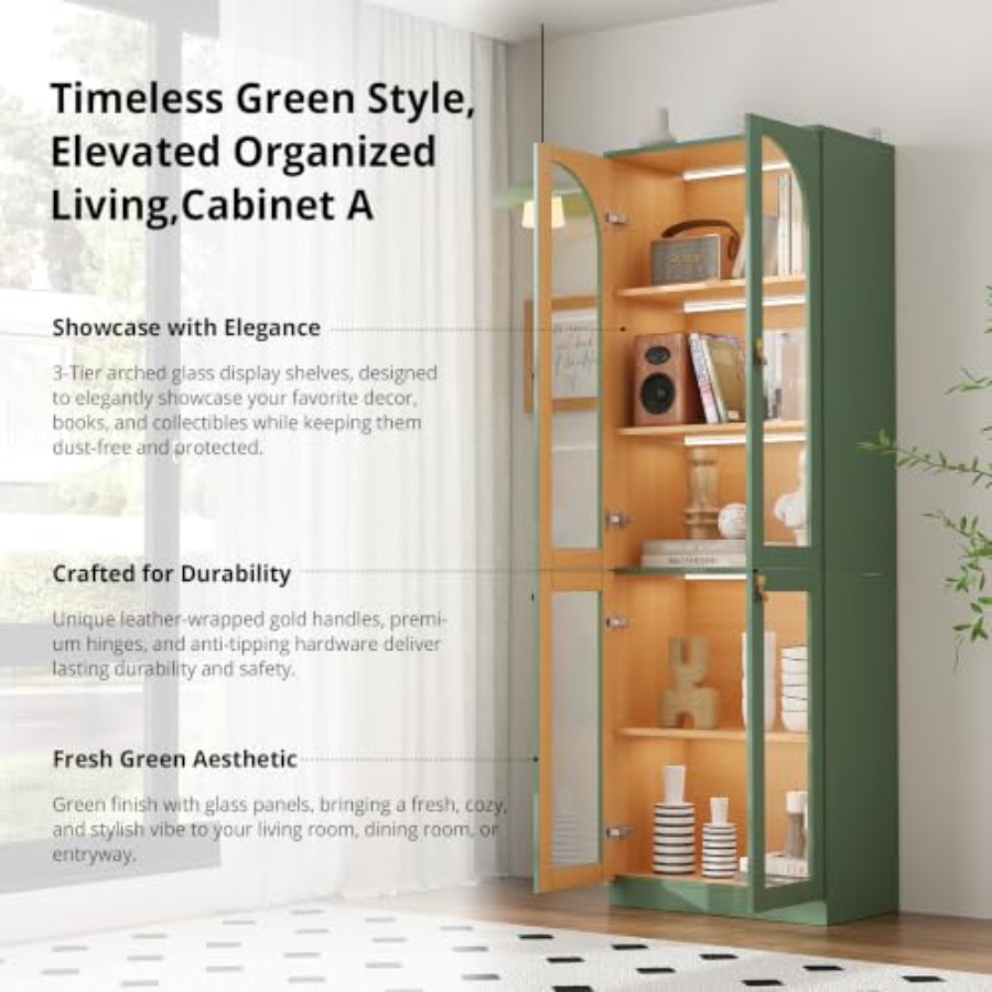 Living room office curio cabin - Storage & Organization ulasan dan harga