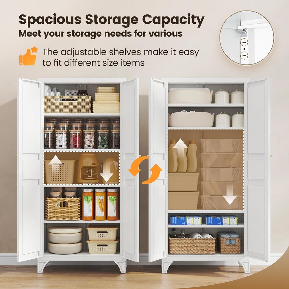 Metal Storage Cabinet with 2 D - Kitchen ulasan dan harga