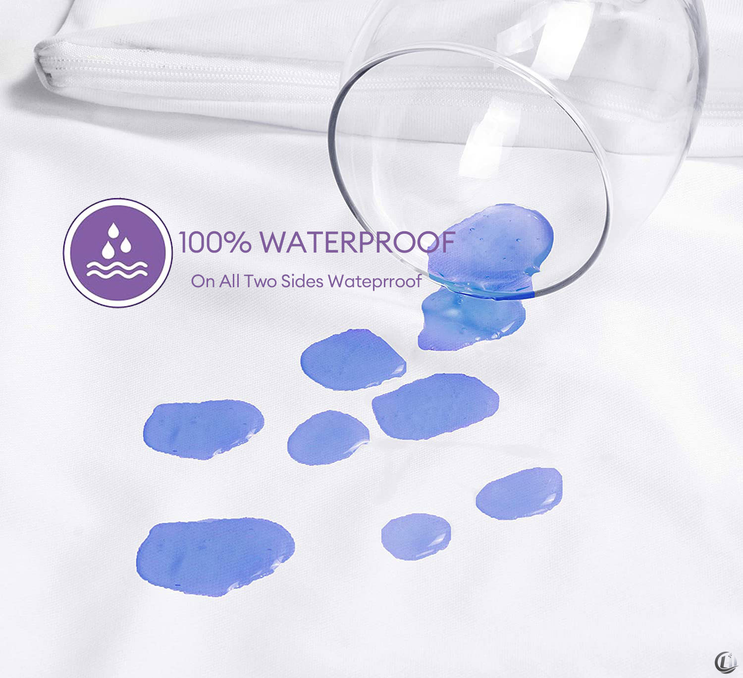 1pc Crib Mattress Protector Sm - Waterproof Mattress Protector Breathable ulasan dan harga