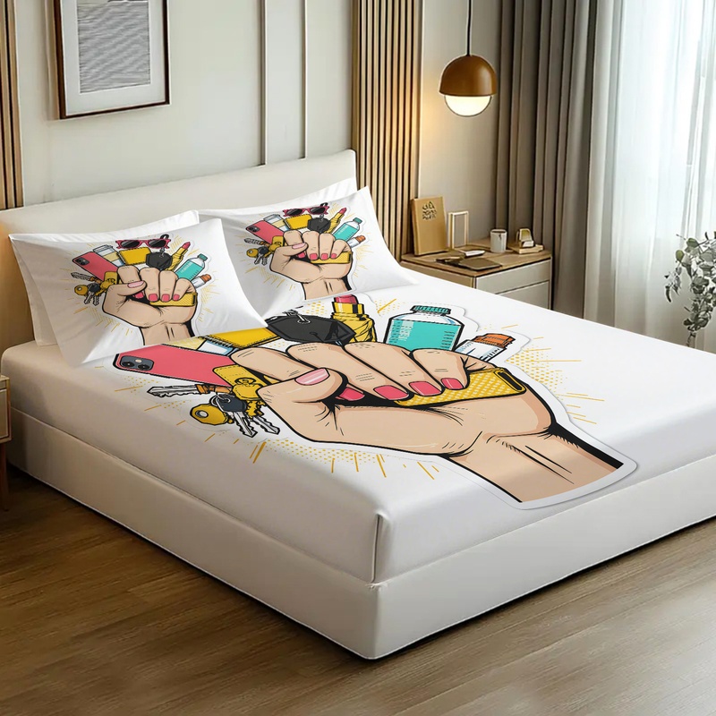 Urban Carry Essentials Fitted  - Fitted Bed Sheets Deep Pocket ulasan dan harga