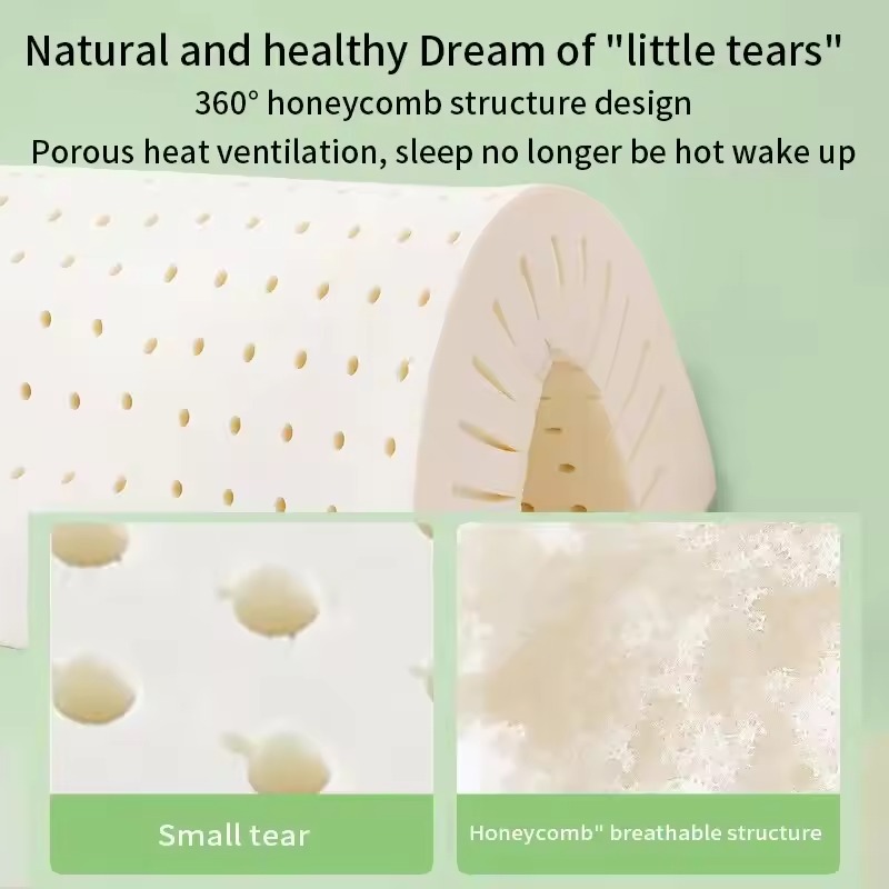 Thai Natural Latex Pillow for  - Memory Foam Orthopedic Pillow Neck Pain ulasan dan harga