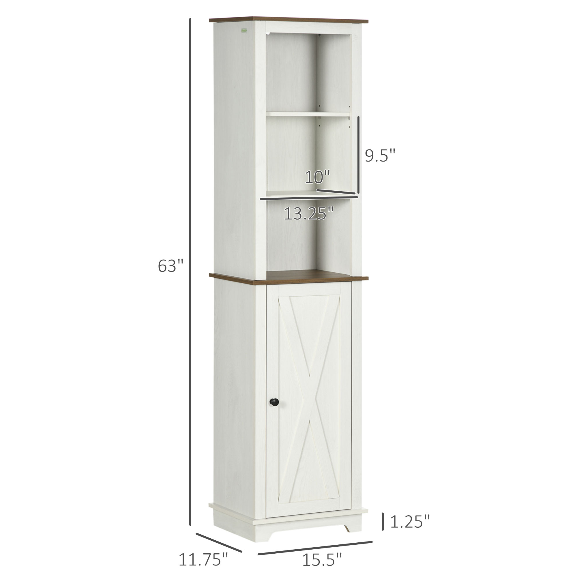 Farmhouse Bathroom Cabinet, Ta - Storage & Organization ulasan dan harga