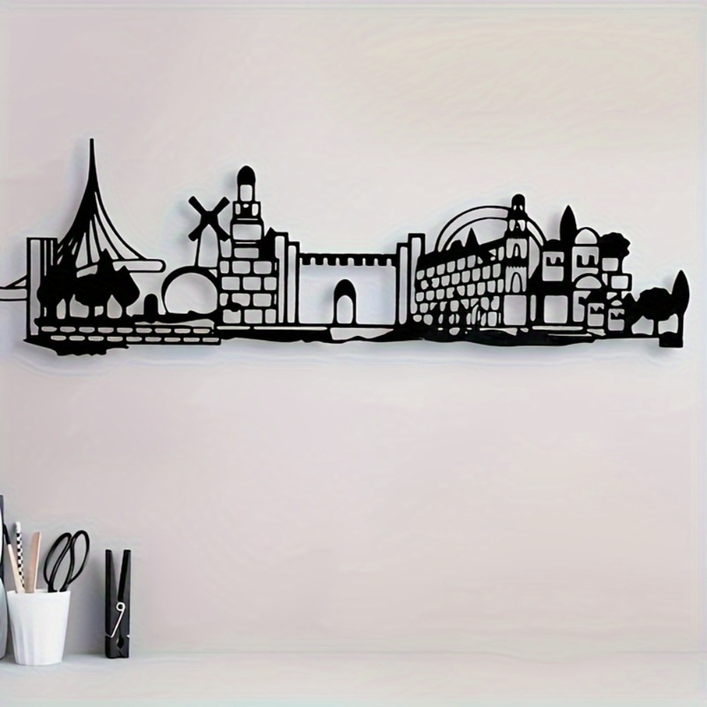 CIFBUY Metal Wall Art Jerusale - Home Decor ulasan dan harga