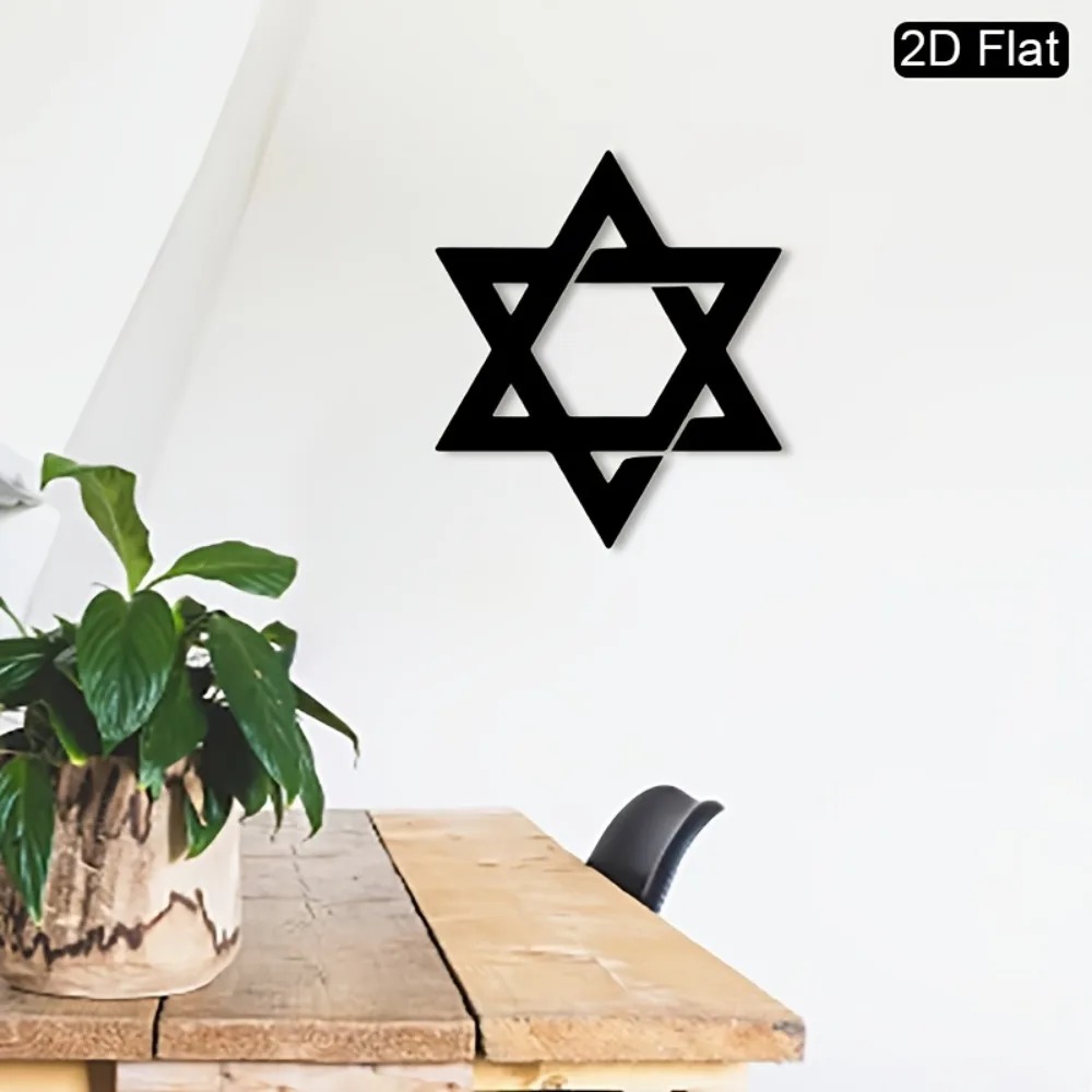 CIFBUY Iron Wall Art Star of D - Home Decor ulasan dan harga