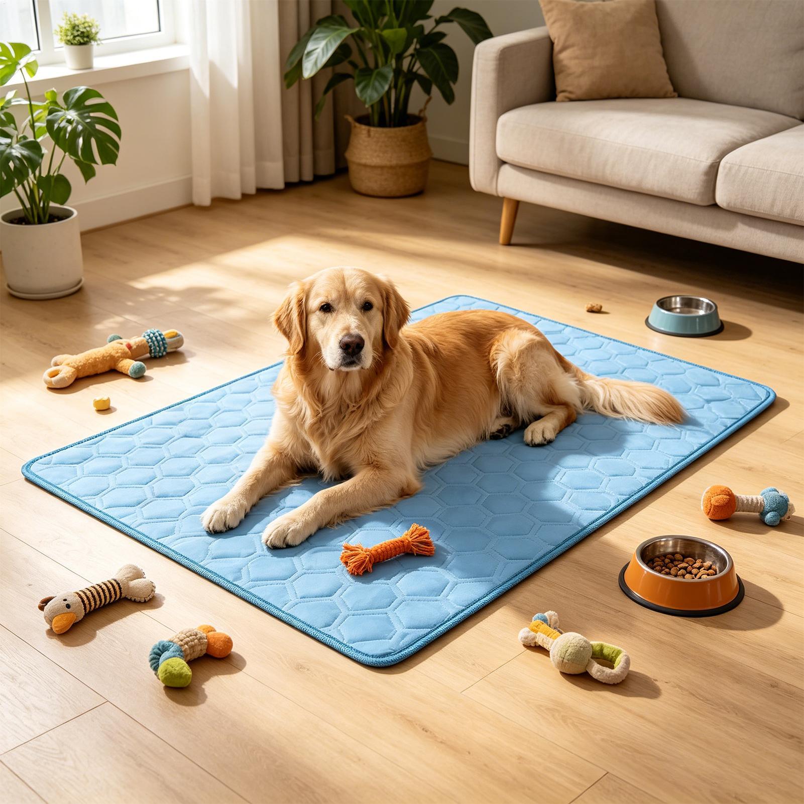 pet cooling mat Non-Slip Washa - Cooling Blanket Hot Sleepers ulasan dan harga