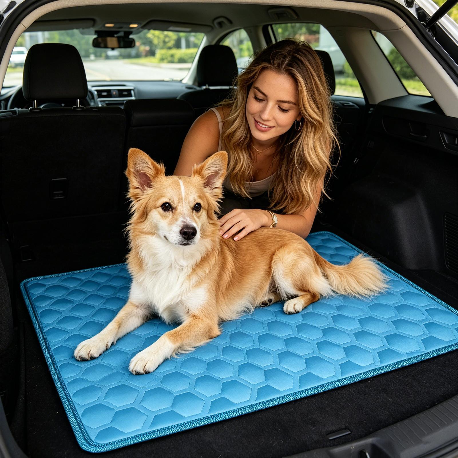 pet cooling mat Non-Slip Washa - Cooling Blanket Hot Sleepers ulasan dan harga