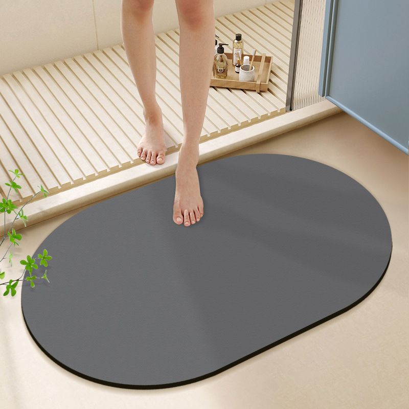 VIKAMA Irregular Oval Diatomit - Quick Dry Diatomite Bath Mat ulasan dan harga