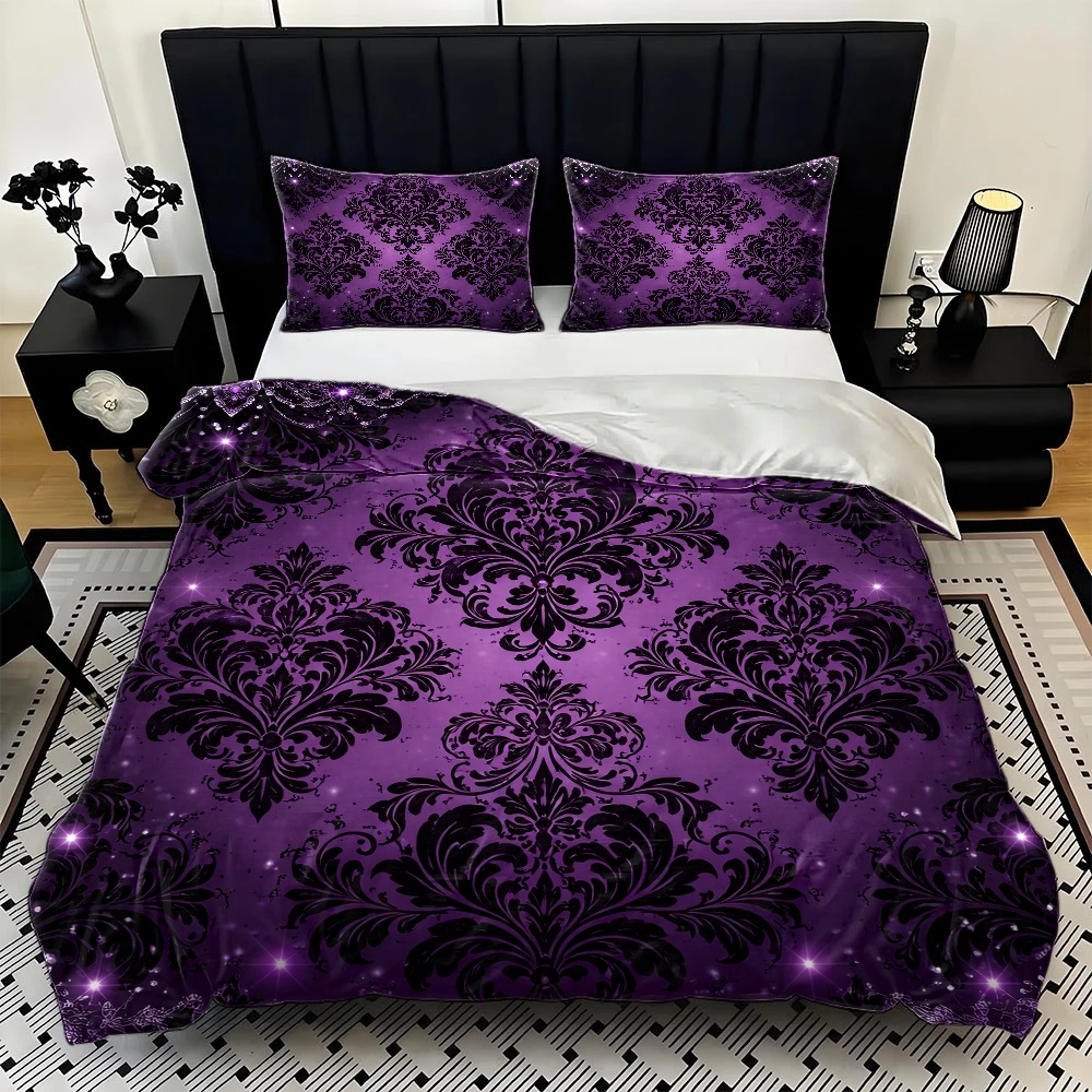 Light Luxury Floral Duvet Cove - Duvet Cover Sets With Zipper ulasan dan harga