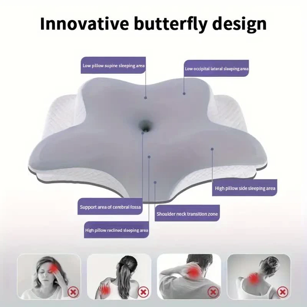Memory Foam Pillows Butterfly  - Memory Foam Orthopedic Pillow Neck Pain ulasan dan harga