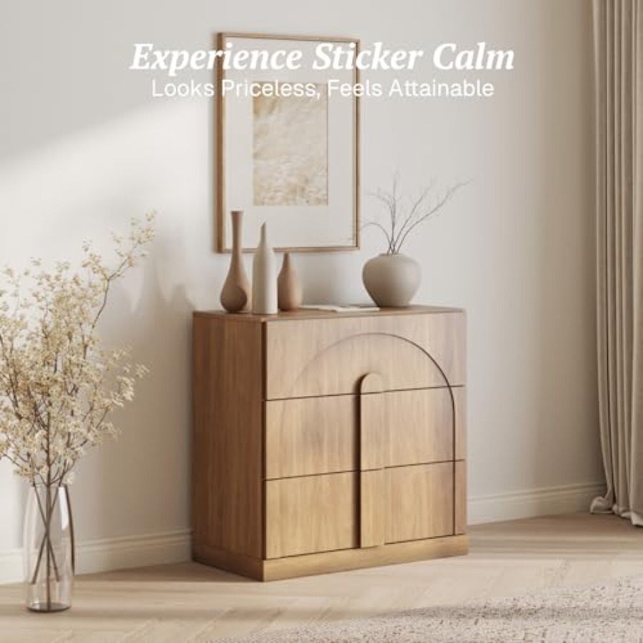 Sideboard Cabinet with 3 Drawe - Kitchen ulasan dan harga