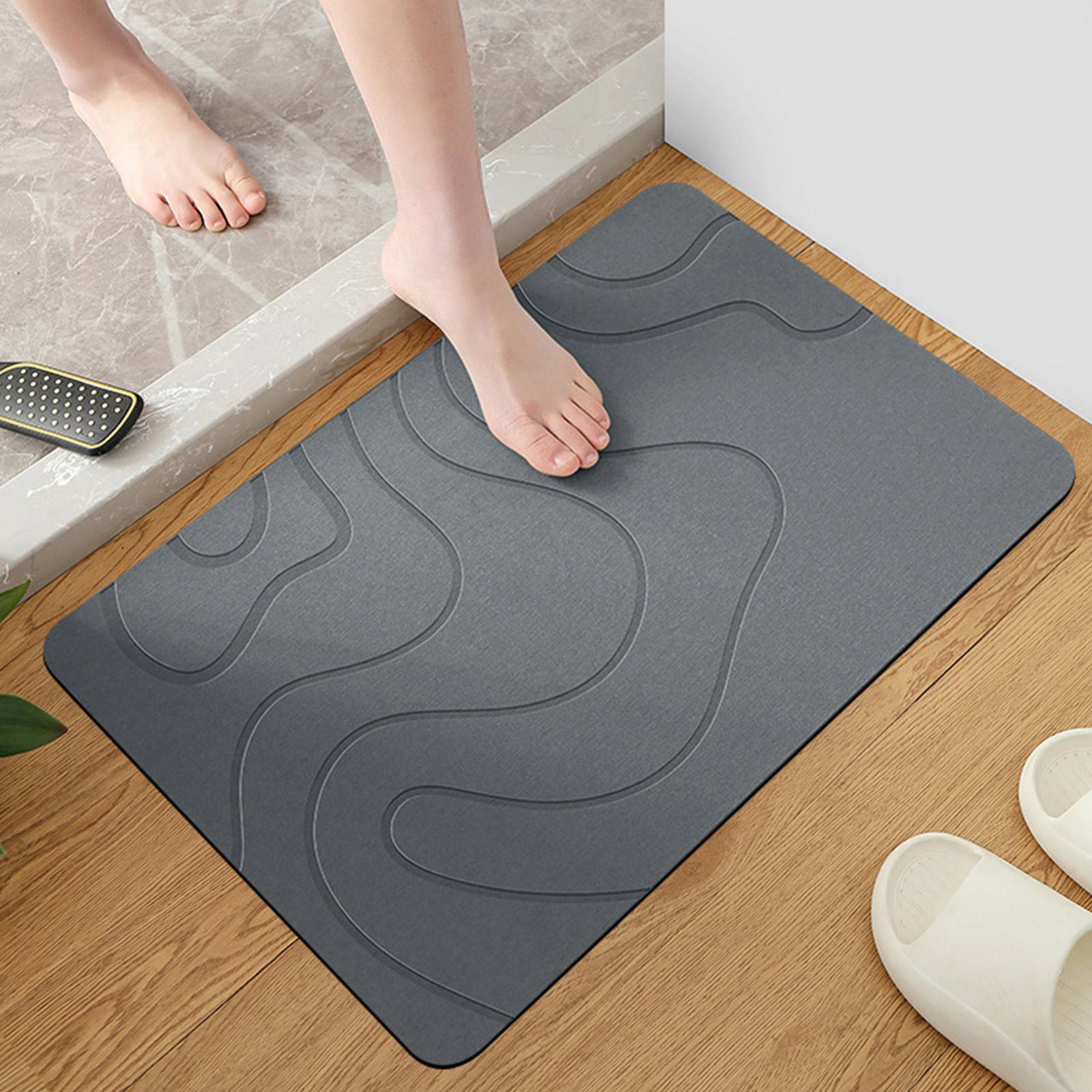 Quick Drying Stone Bath Mat, D - Quick Dry Diatomite Bath Mat ulasan dan harga