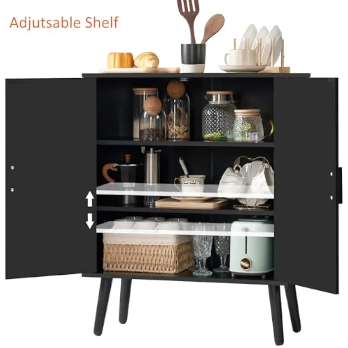 Storage Unit with Two Adjustab - Storage & Organization ulasan dan harga
