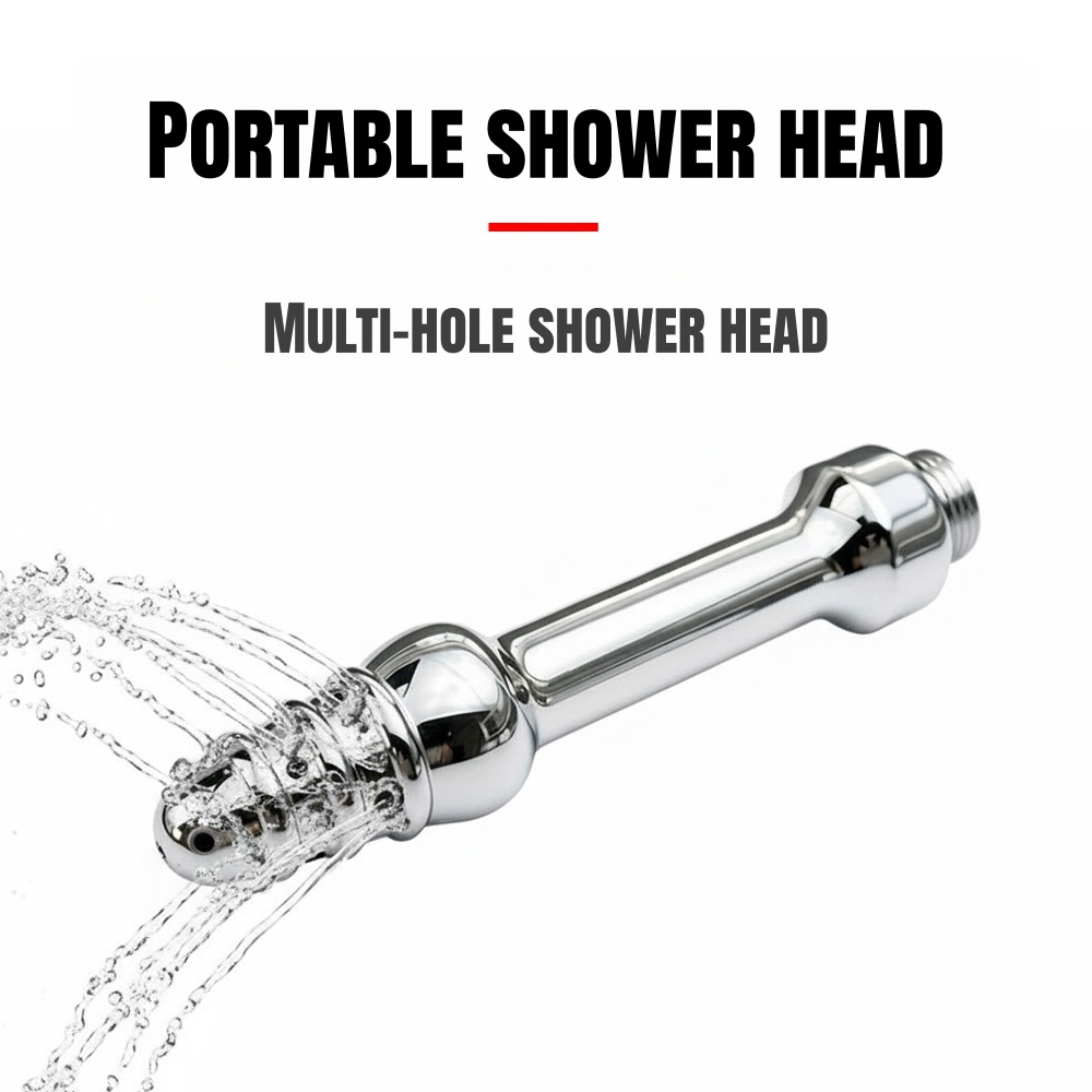 Portable Adjustable Stainless  - High Pressure Shower Head Handheld ulasan dan harga