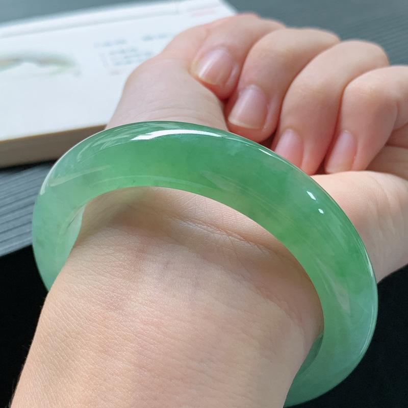 Jadeite bracelet, Burmese old  - Lighting ulasan dan harga