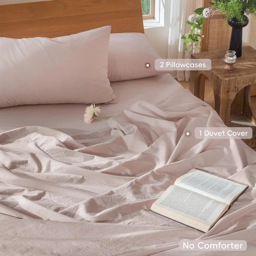 Duvet Cover Set 100% Washed Co - Duvet Cover Sets With Zipper ulasan dan harga
