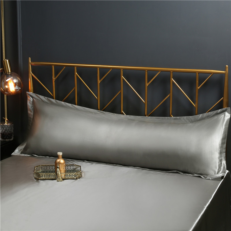 48x150cm Faux Silk Satin Pillo - Satin Silk Pillowcase Hair Skin ulasan dan harga