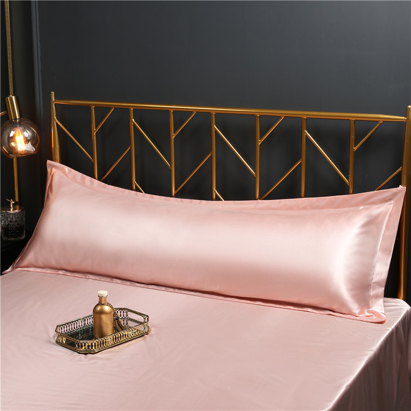 48x150cm Faux Silk Satin Pillo - Satin Silk Pillowcase Hair Skin ulasan dan harga