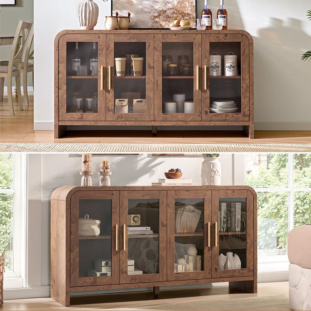 Sideboard Buffet Cabinet with  - Storage & Organization ulasan dan harga