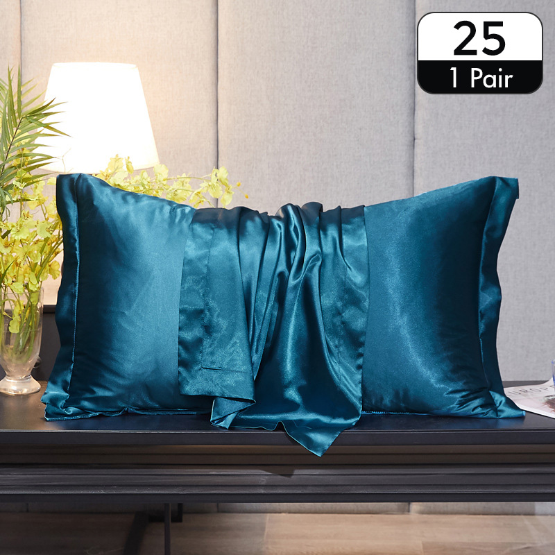 1 Pair Natural Mulberry Satin  - Satin Silk Pillowcase Hair Skin ulasan dan harga