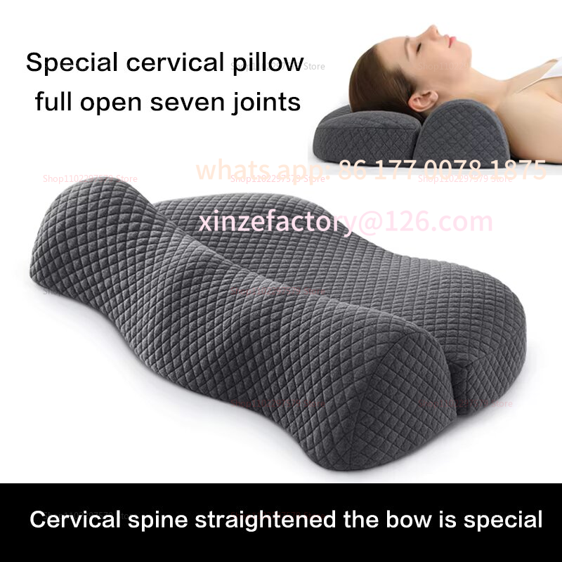 Customizable 2025 Cervical Mem - Memory Foam Orthopedic Pillow Neck Pain ulasan dan harga