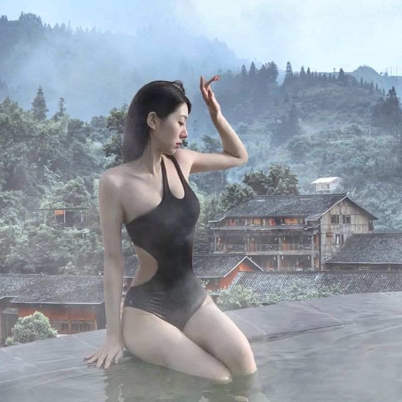 Summer Solid Color Women One P - Bath ulasan dan harga