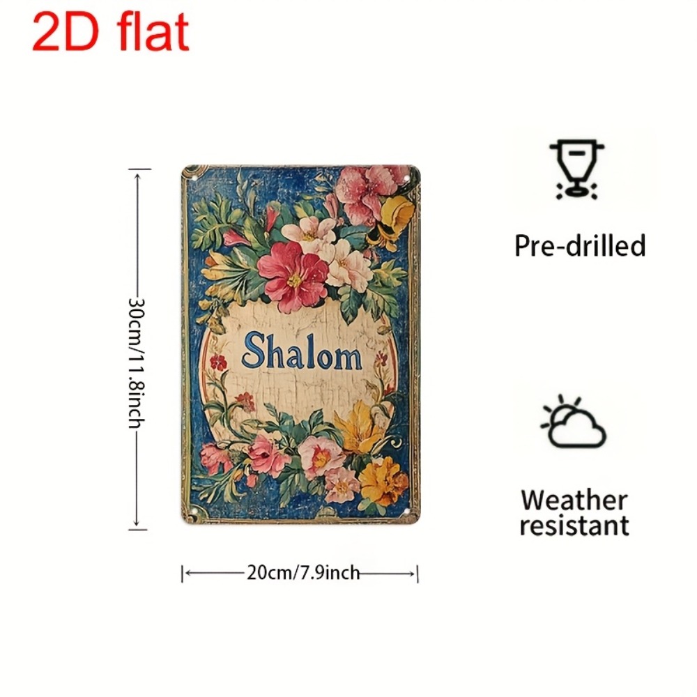 CIFBUY Vintage Floral Shalom A - Home Decor ulasan dan harga