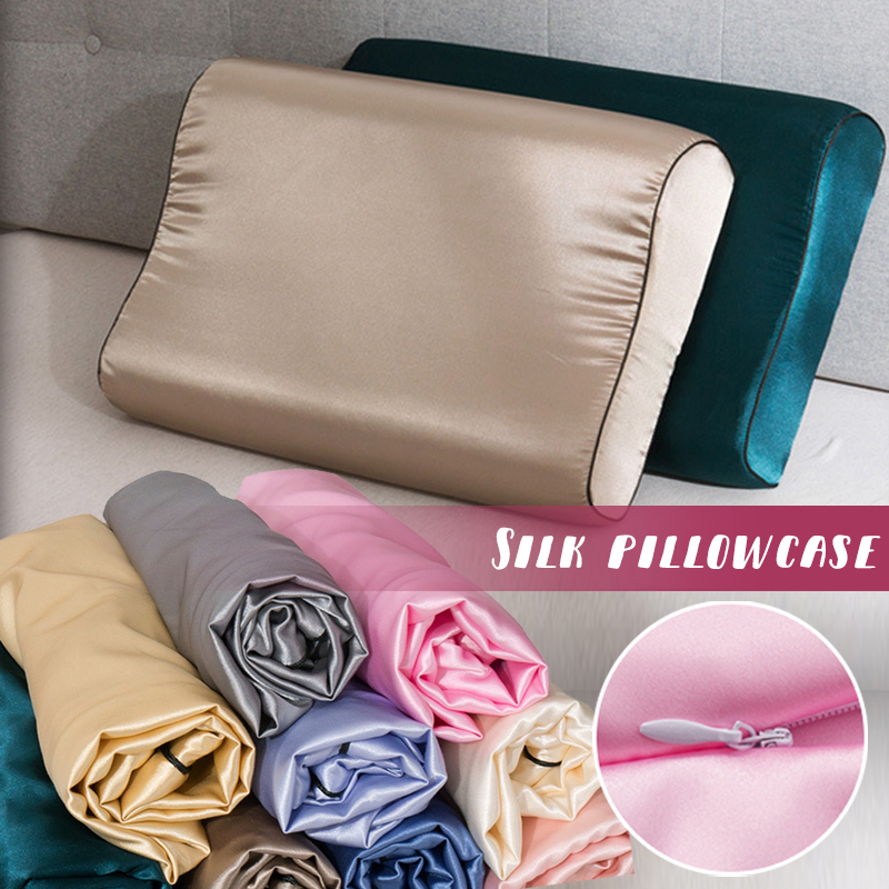Imitation Silk Satin Latex Pil - Satin Silk Pillowcase Hair Skin ulasan dan harga