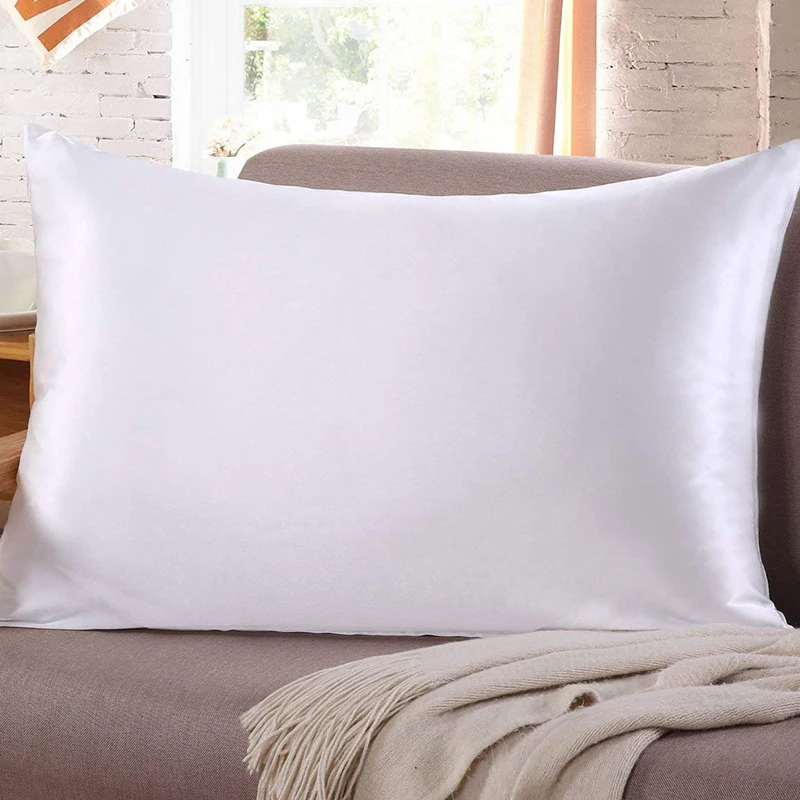 New Silk Satin Pillow Case for - Satin Silk Pillowcase Hair Skin ulasan dan harga