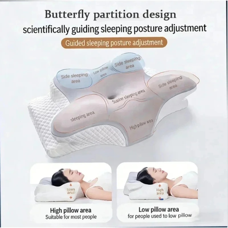 Breathable Cooling Memory Foam - Memory Foam Orthopedic Pillow Neck Pain ulasan dan harga