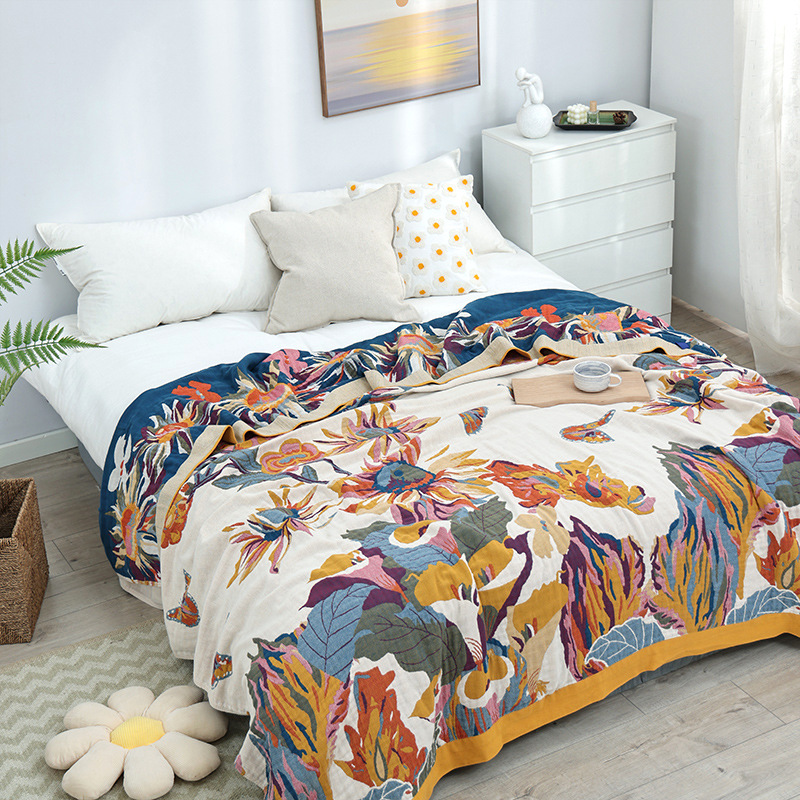 Simple Cotton Blanket Muslin G - Muslin Cotton Bedspread ulasan dan harga