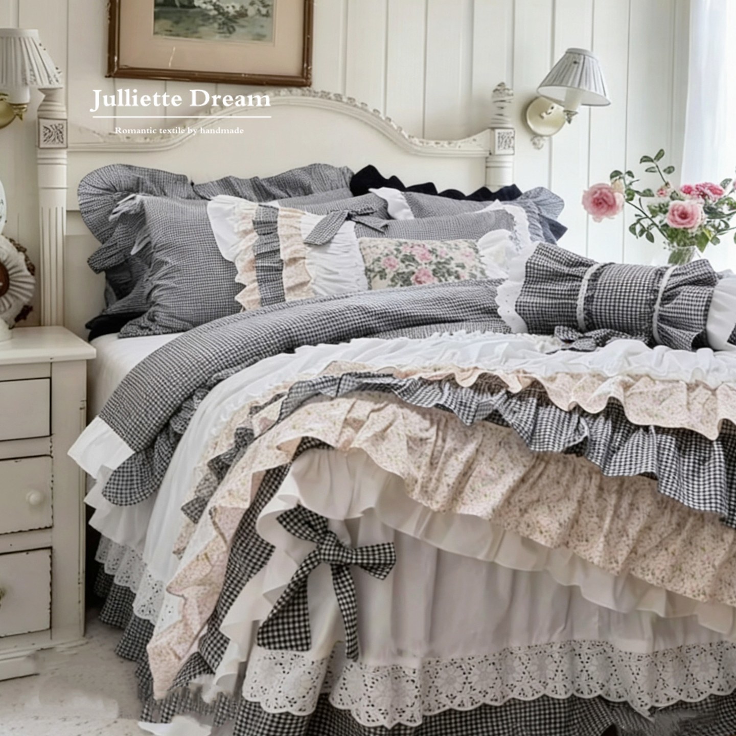 Country Cottagecore Bedding Se - Aesthetic Floral Duvet Cover ulasan dan harga